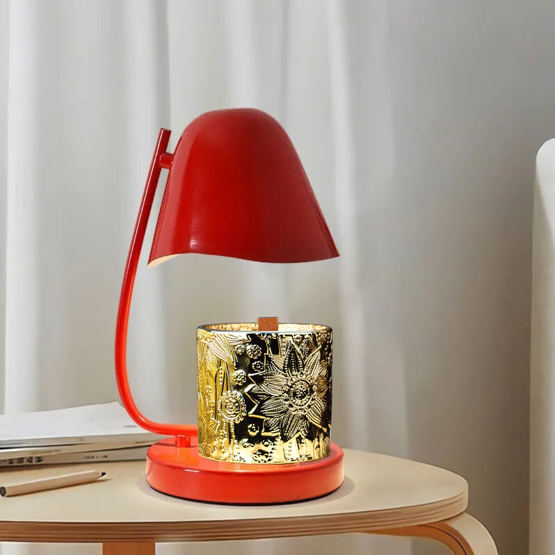 Cherry Red Candle Warmer Lamp